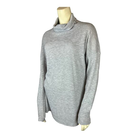 j.crew vintage fleece size small Gray cowl neck tunic sweater knit J. Crew - Picture 2 of 7